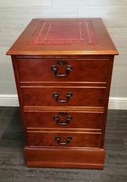 [HF17076] Repro Yew Two Drawer Filing Cabinet