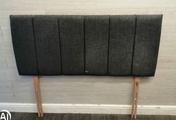 [HF17071] 4FT6&quot; GREY FABRIC HEADBOARD