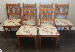 [HF17115] Set of 6 padded Dining Chairs