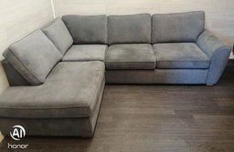 [HF17109] Lovely grey corner sofa