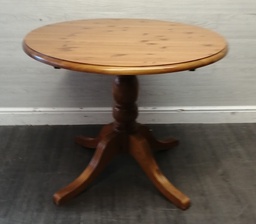 [HF17182] 3ft DUCAL Neat Round Dining Pine Table