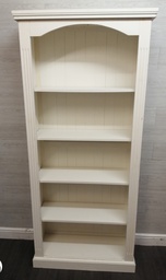 [HF17239] PAINTED  PINE  SHABBY CHIC BOOKCASE
