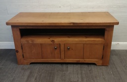 [HF17213] Lovely rustic pine tv bench