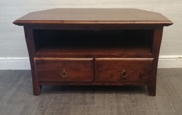 [HF17228] Great dark wood corner tv stand